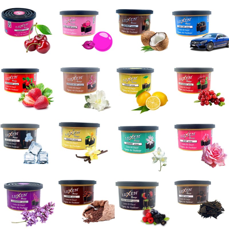 عطر سيارة مشكل علبة مدور