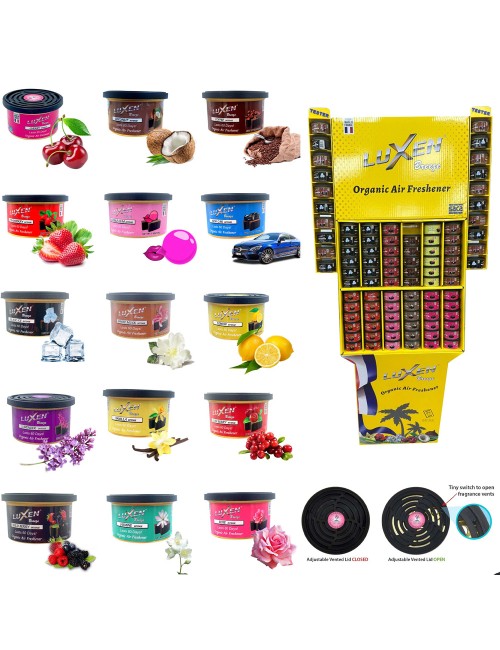 عطر سيارة مشكل علبة مدور