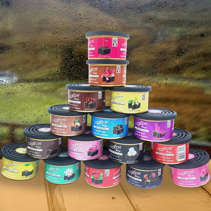 عطر سيارة مشكل علبة مدور