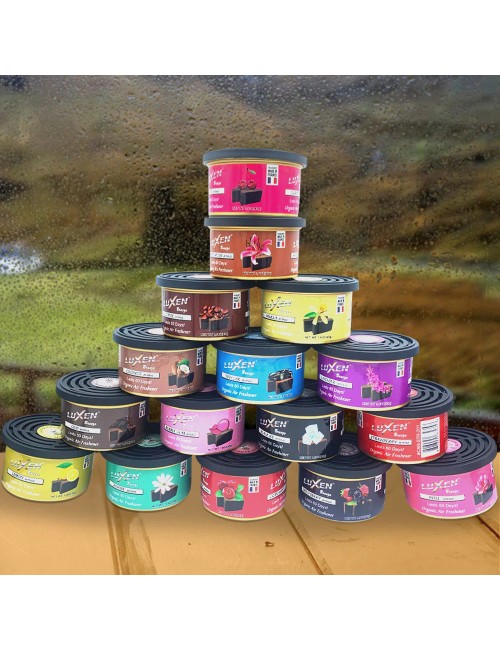 عطر سيارة مشكل علبة مدور