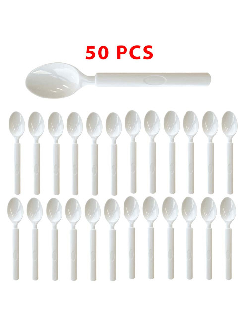 VIB PLASTIC SPOON WHITE 175/35 mm