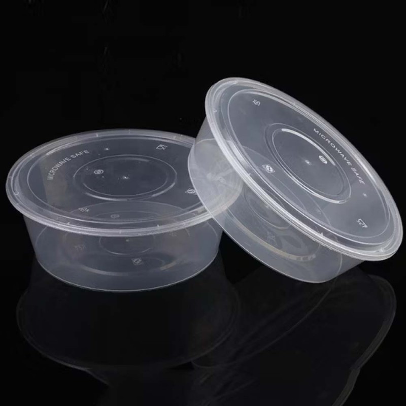 علبة ميكرويف شفاف مدور MCR007 300ML