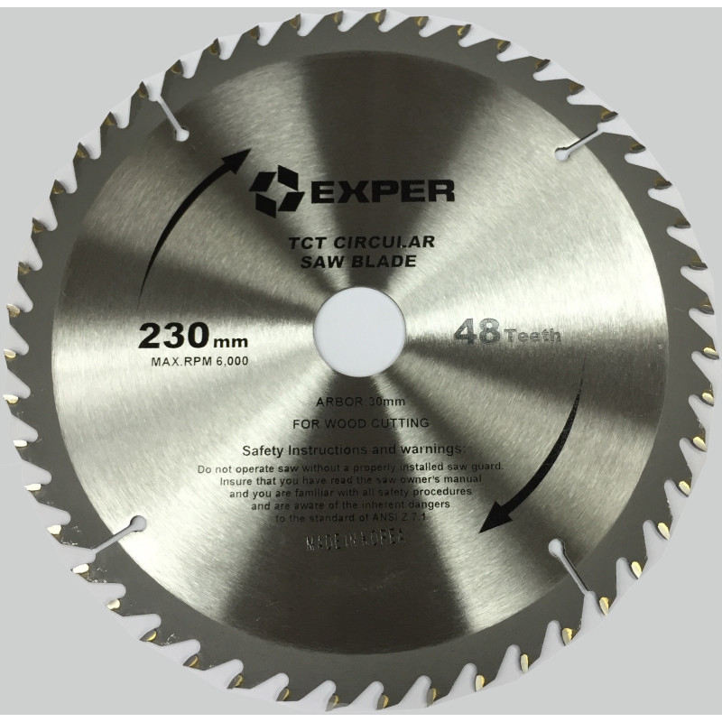 Diamond Blade For Wood Cutting 230 MM x 48 T x 30 MM - KOREA