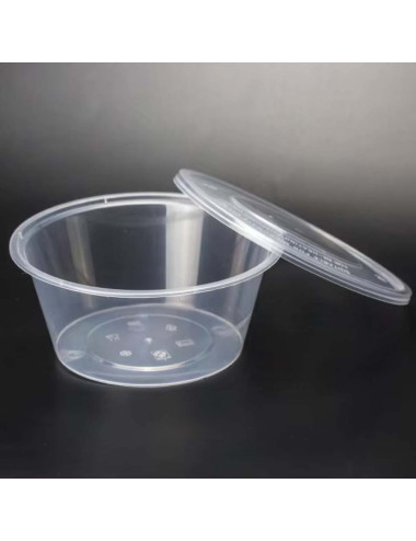 علبة ميكرويف شفاف مدور MCR002 400ML