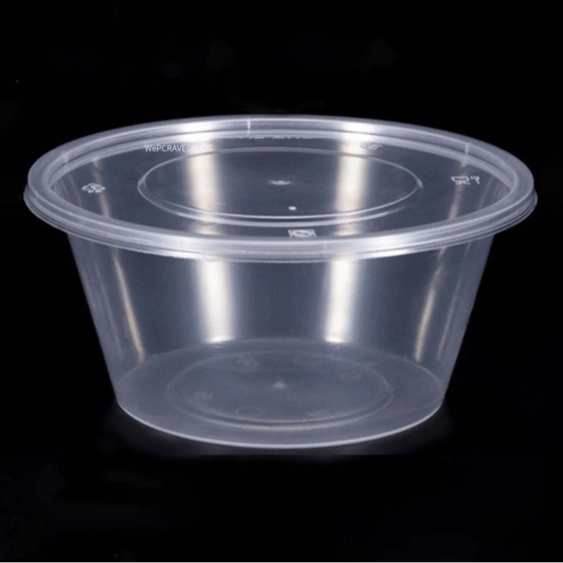علبة ميكرويف شفاف مدور MCR008 500ML