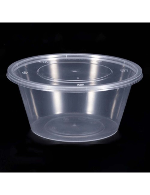 علبة ميكرويف شفاف مدور MCR008 500ML