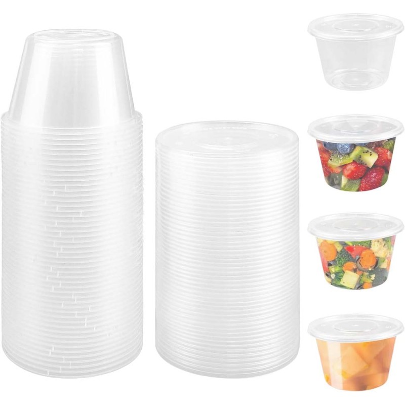 علبة ميكرويف شفاف مدور MCR008 500ML