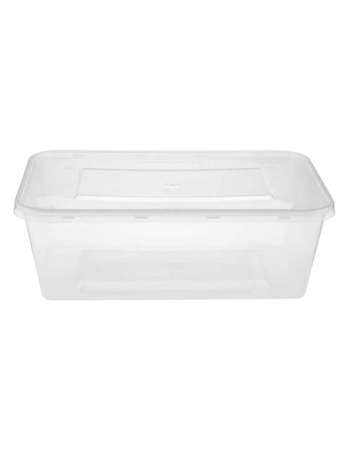 علبة ميكرويف شفاف مستطيل MCB002 650ML