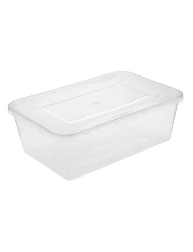 علبة ميكرويف شفاف مستطيل MCB002 650ML