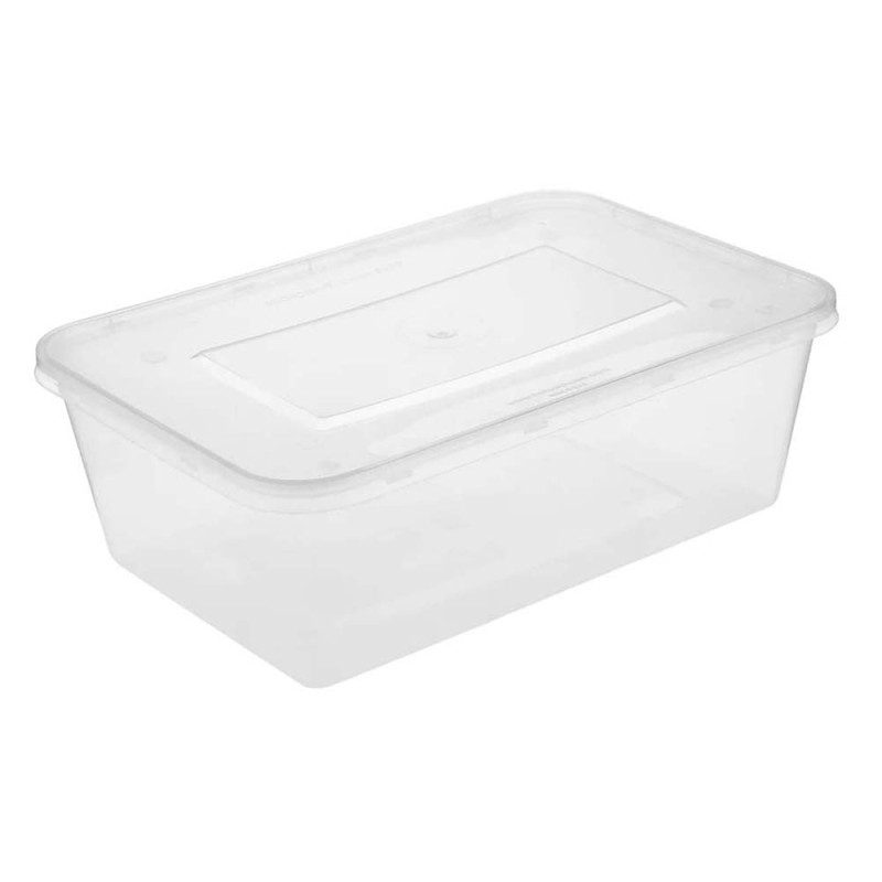 علبة ميكرويف شفاف مستطيل MCB002 650ML