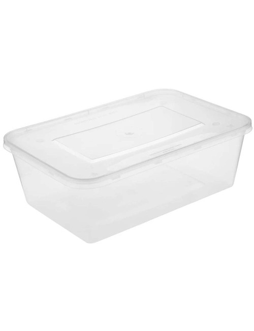 علبة ميكرويف شفاف مستطيل MCB004 1000ML