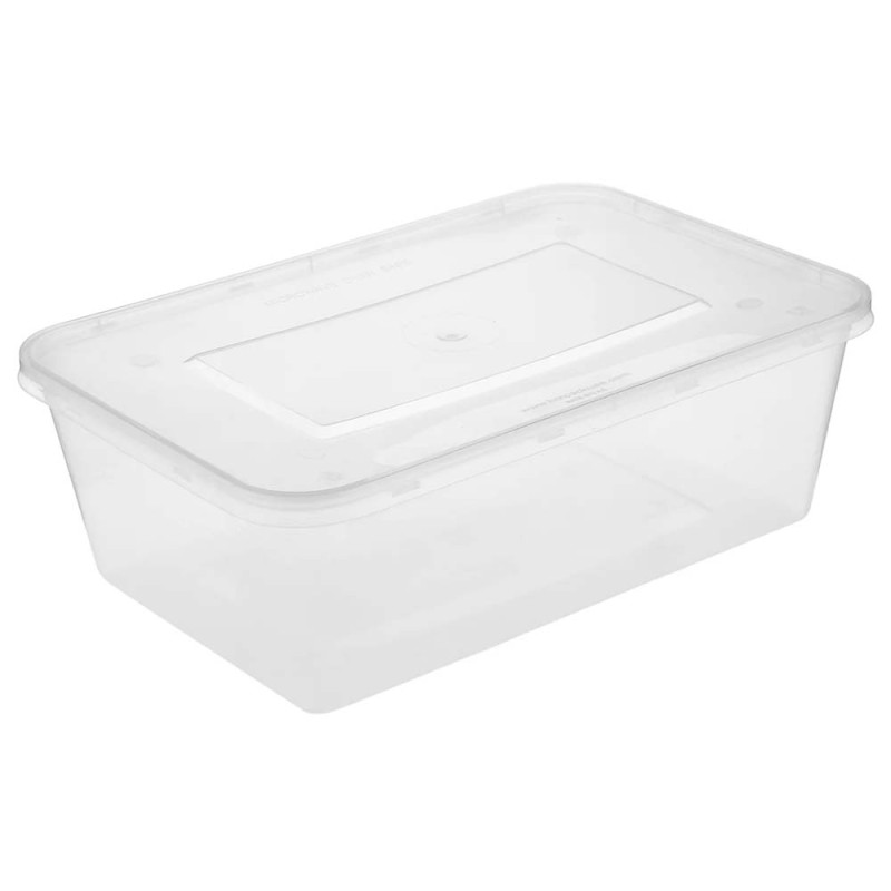 علبة ميكرويف شفاف مستطيل MCB001 1500ML