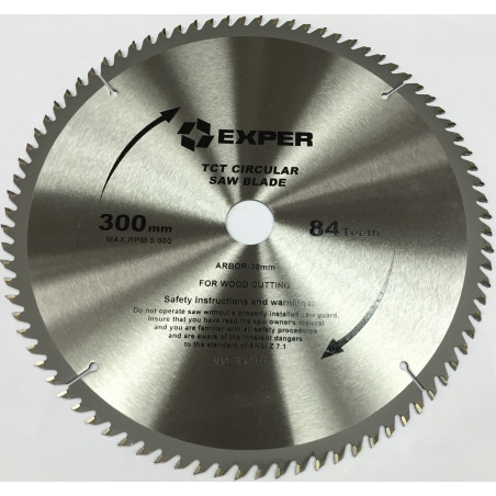 Diamond Blade For Wood Cutting 300 MM x 84 T x 30 MM - KOREA
