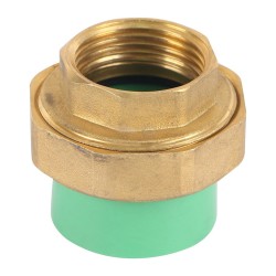 PPR UNION BRASS FEMALE THREAD 1"