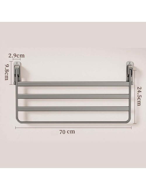 LZH-081 BALCONY DRYING RACK 70*24.5CM