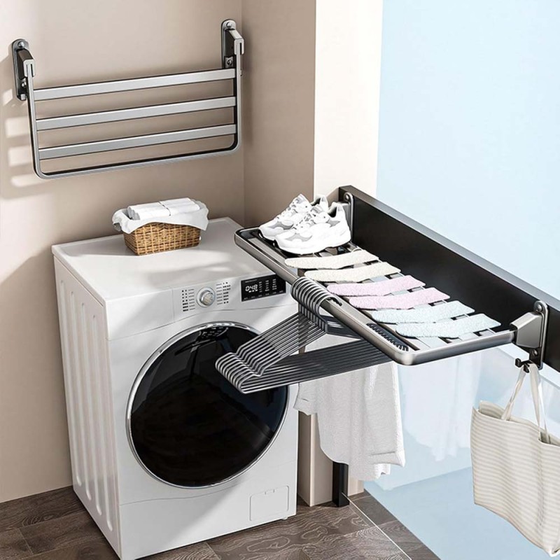 LZH-082 BALCONY DRYING RACK 80*24.5CM