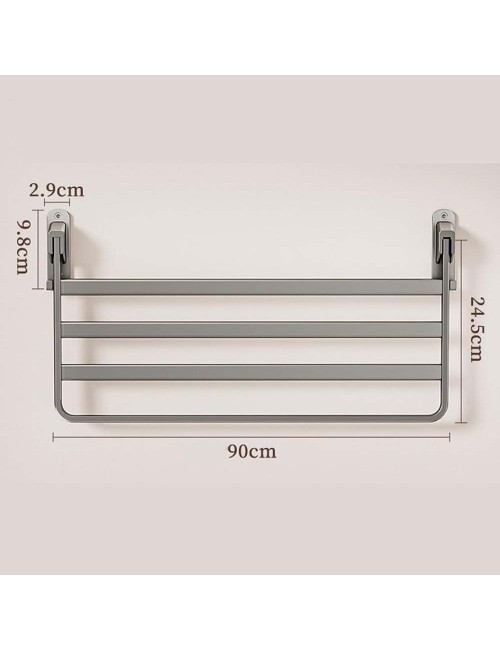 LZH-083 BALCONY DRYING RACK 90*24.5CM
