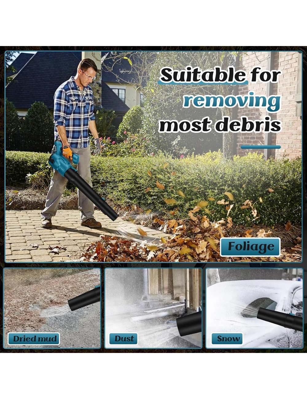 LZH-088 AIR BLOWER BATTERY 21V 6500MAH