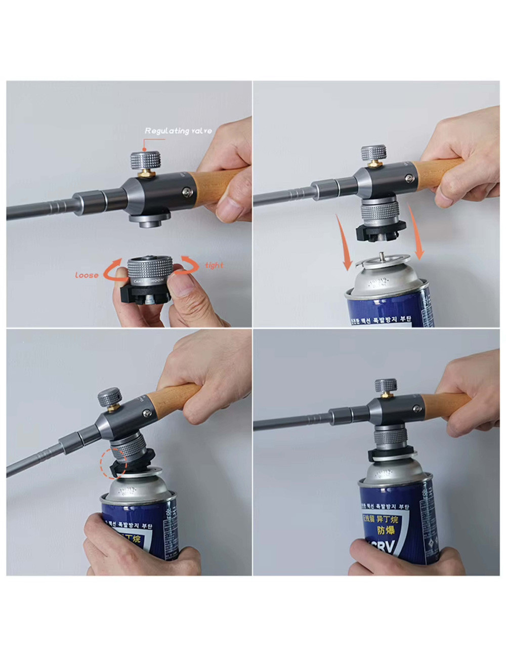 TC-PQ-101 DETACHABLE FLAME THROWER TORCH