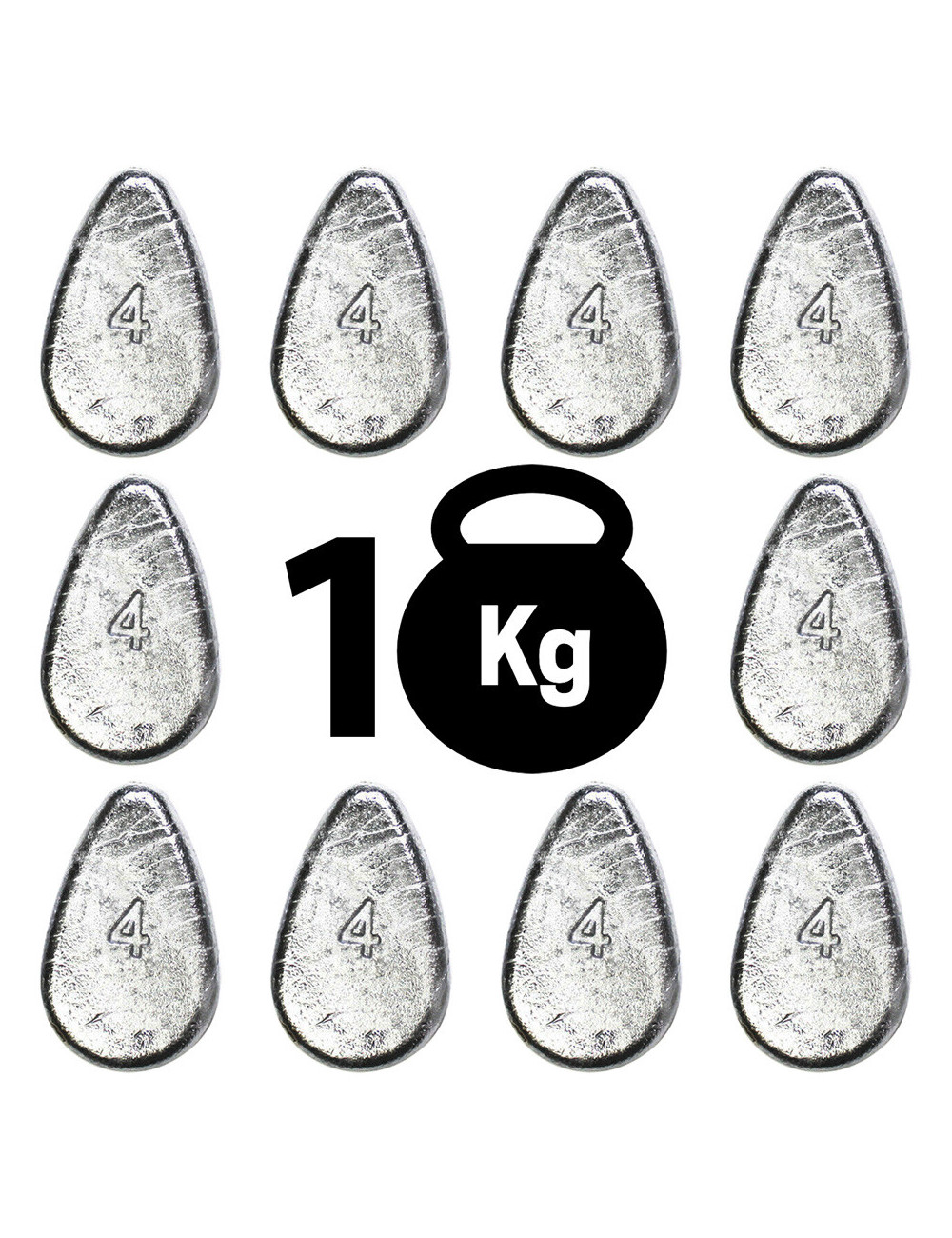 HOLLOW FISHING SINKER NO 4
