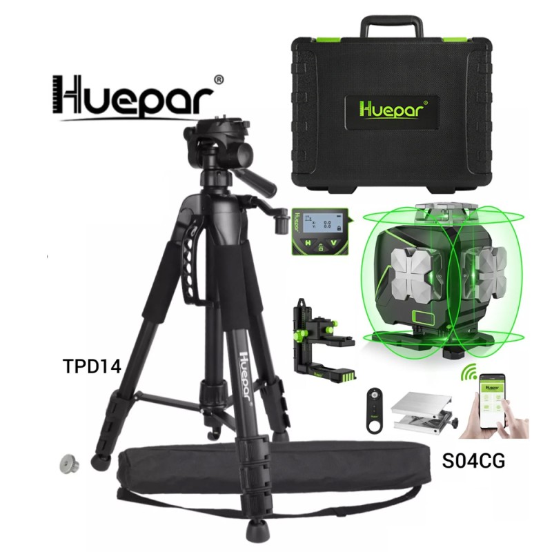 HUEPAR S04CG LASER LEVEL WITH STAND