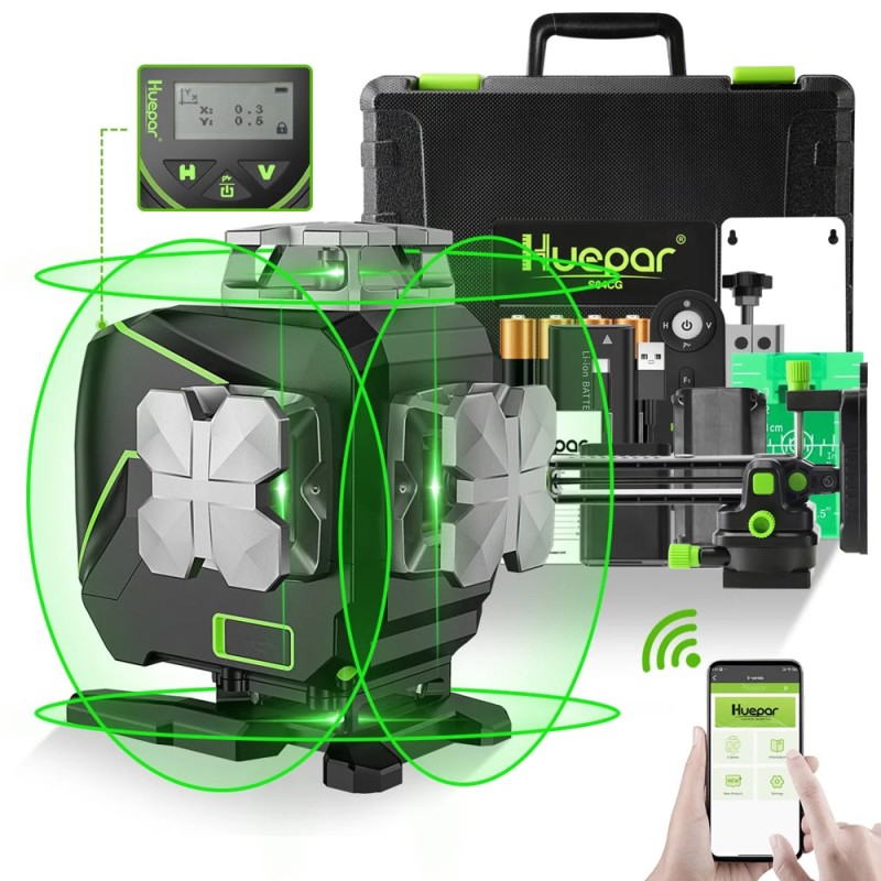 HUEPAR S04CG LASER LEVEL WITH STAND