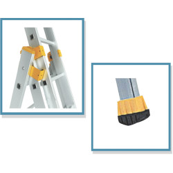 ALU. 3 Section Reform Ladder 3.60 / 8.10 / 5.75 - 26.40 K.G - FRANCE