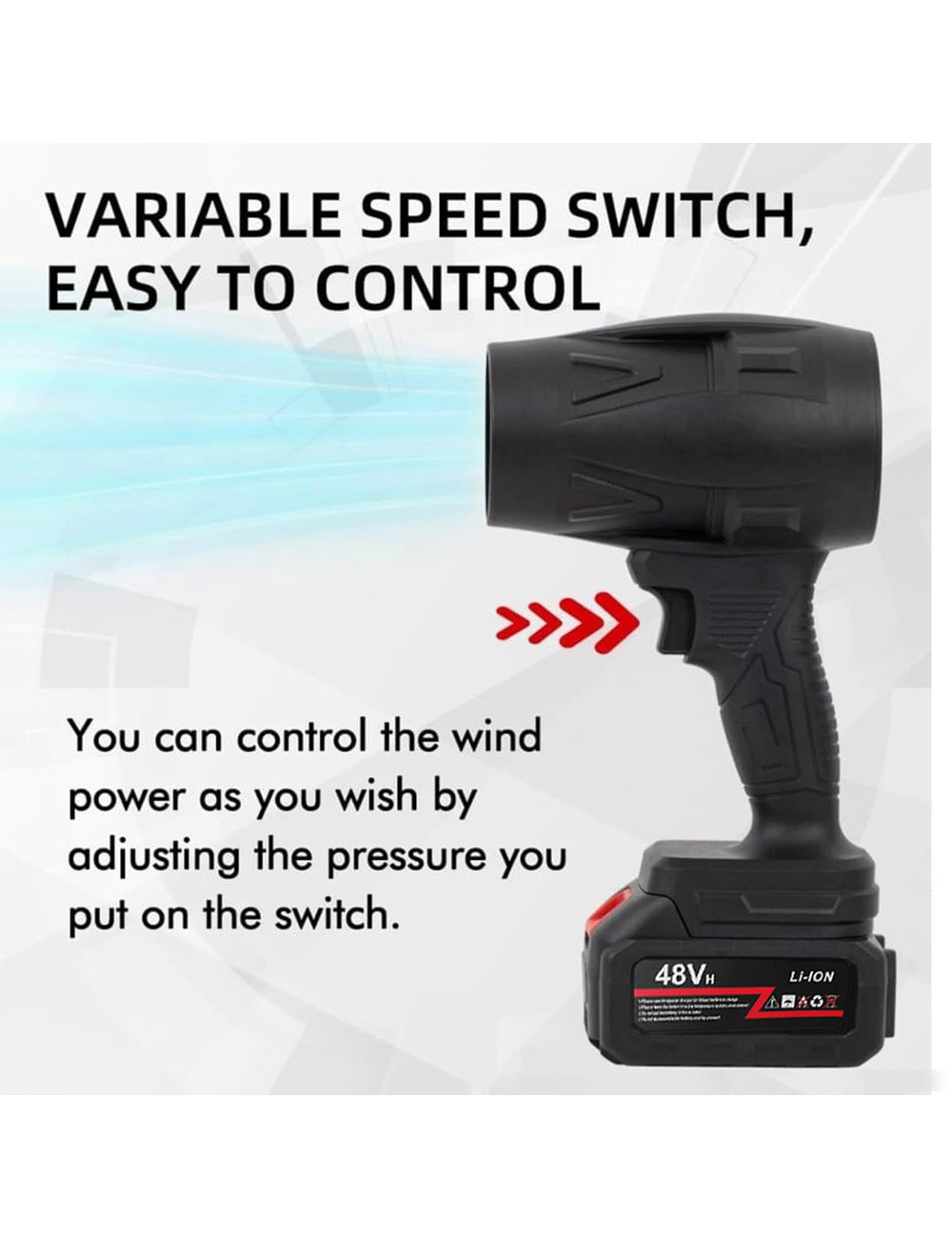 CORDLESS AIR BLOWER 48V 2BATTERY