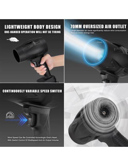CORDLESS AIR BLOWER 48V 2BATTERY