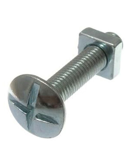 ELEC.GALV. ROUND HEAD BOLT 5/16 X 4"