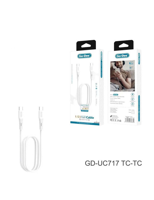 GD-UC717 C TO C CABLE 1MTR كيبل شحن