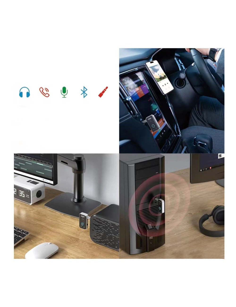 GD-BT206 WIRELESS RECEIVER + LAUNCHER