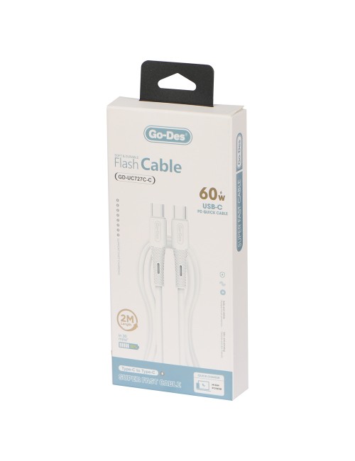 GD-UC727 C TO C SUPER FAST CABLE 60W 2MTR