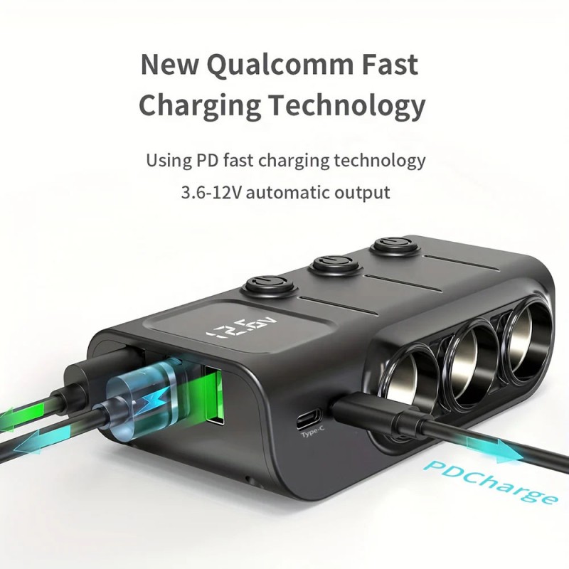 CS4 CAR CHARGER SPLITTER