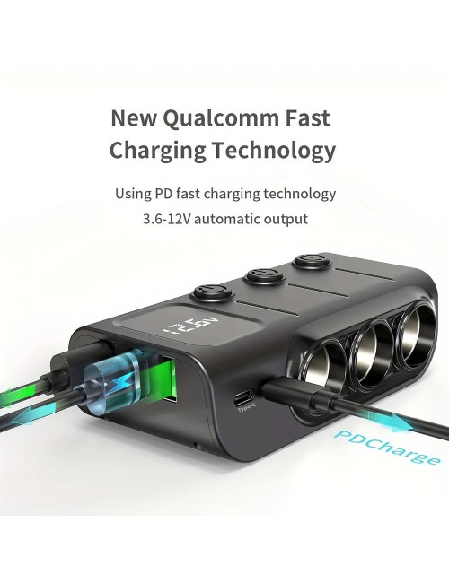 CS4 CAR CHARGER SPLITTER موزع شاحن سيارة