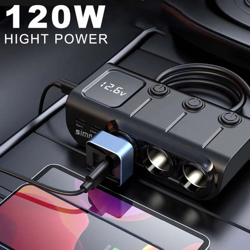 CS4 CAR CHARGER SPLITTER