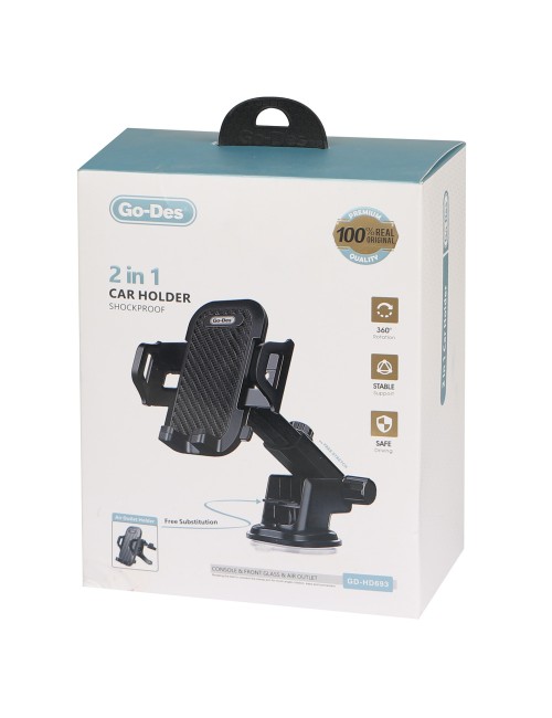 GD-HD693 2 IN 1 CAR HOLDER