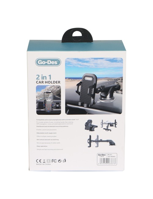 GD-HD693 2 IN 1 CAR HOLDER
