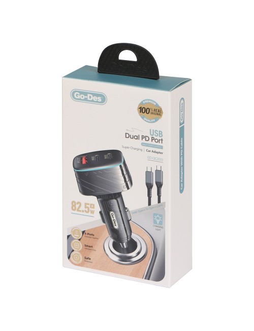 GD-QC2033 DUAL PD PORT CAR ADAPTOR