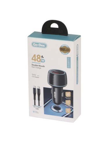 GD-QC2067 C TO C 48W ولاعة سيارة