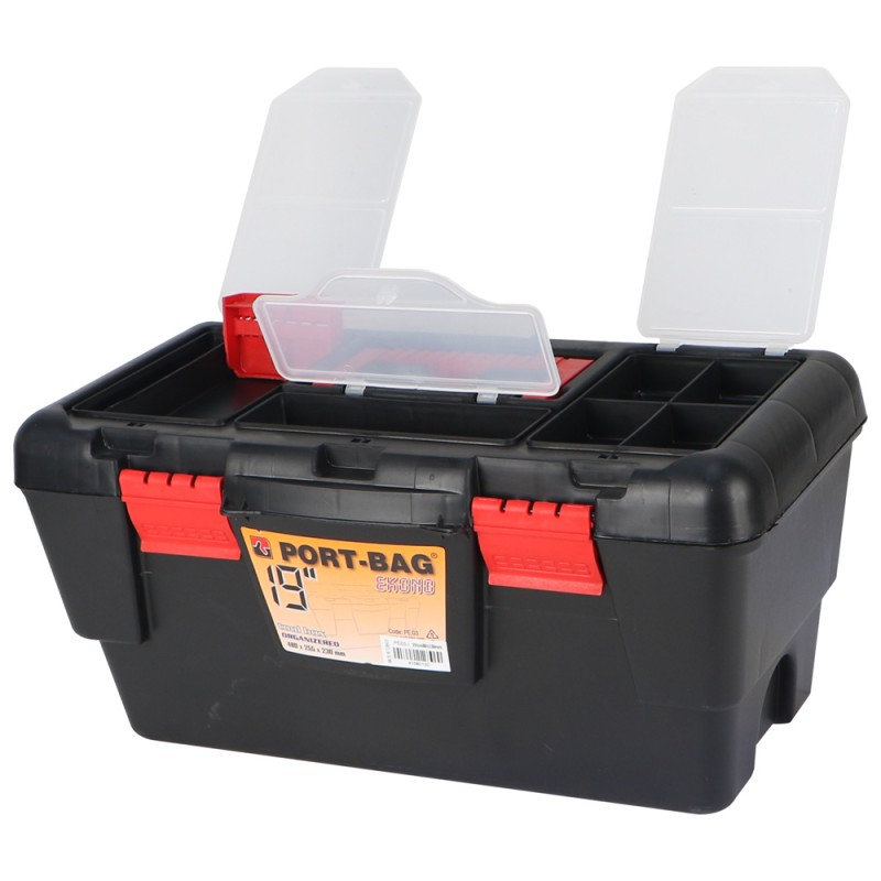 PE.03 PLASTIC TOOL BOX 19"