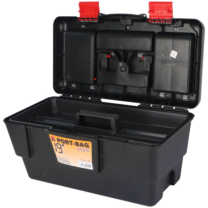 PE.03 PLASTIC TOOL BOX 19"