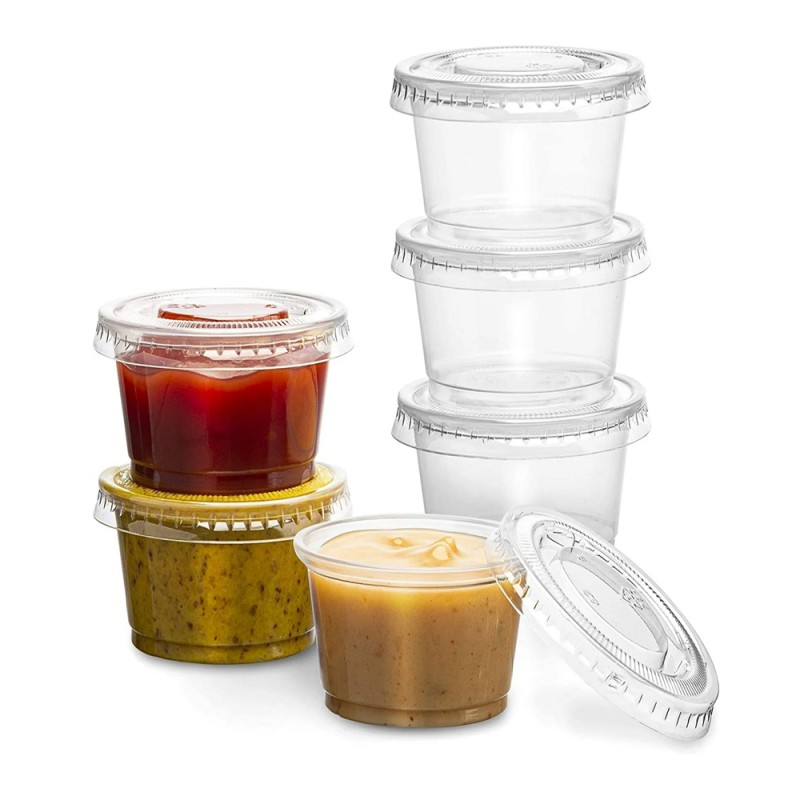 MICROWAVE ROUND SAUCE CUP 2.0 Oz