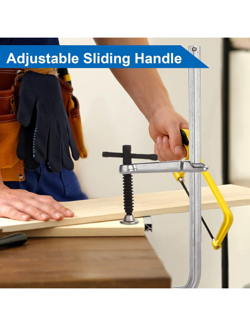 ملزمة فخة نجاري 100×500 F CLAMP H.D FORGING STEEL