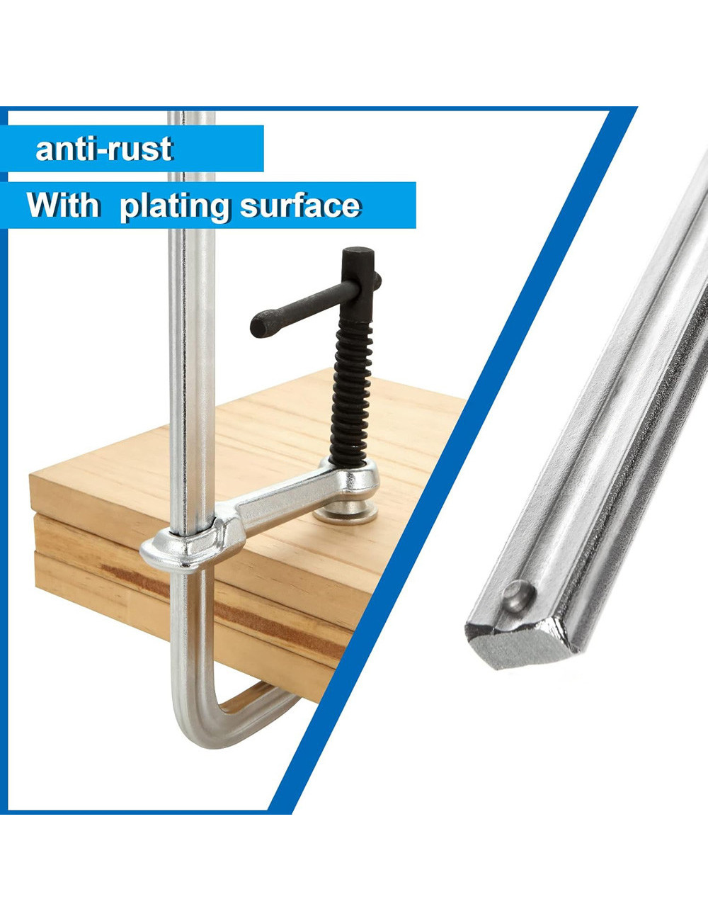 ملزمة فخة نجاري 100×500 F CLAMP H.D FORGING STEEL