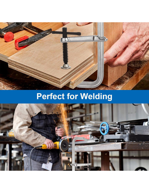 ملزمة فخة نجاري 100×500 F CLAMP H.D FORGING STEEL