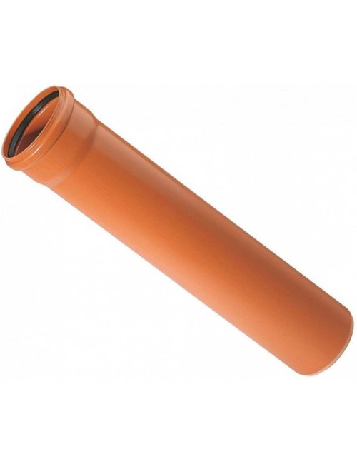 بايب مجاري 6" ربر احمر 4.7×160 ملي كويتي