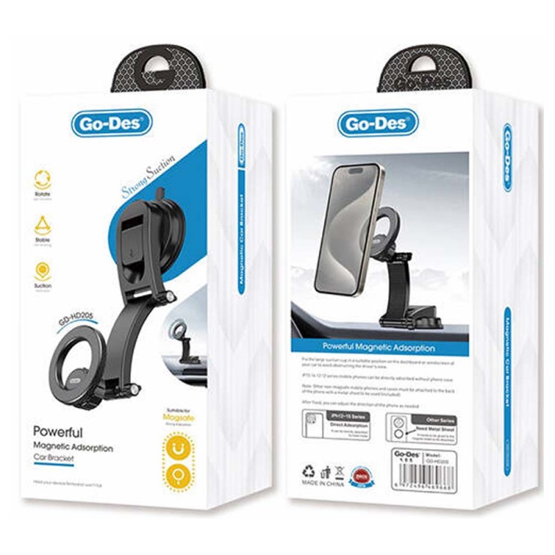 GD-HD205 STRONG MAGNETIC CAR PHONE HOLDER