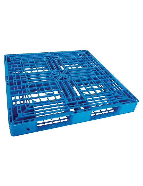 PLASTIC PALLET BLUE 120 x 100 x 12 CM