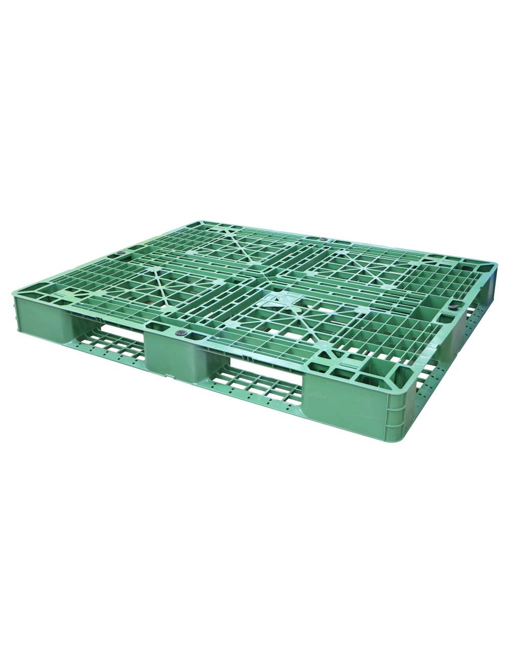 PLASTIC PALLET GREEN 120 X 100 X 12